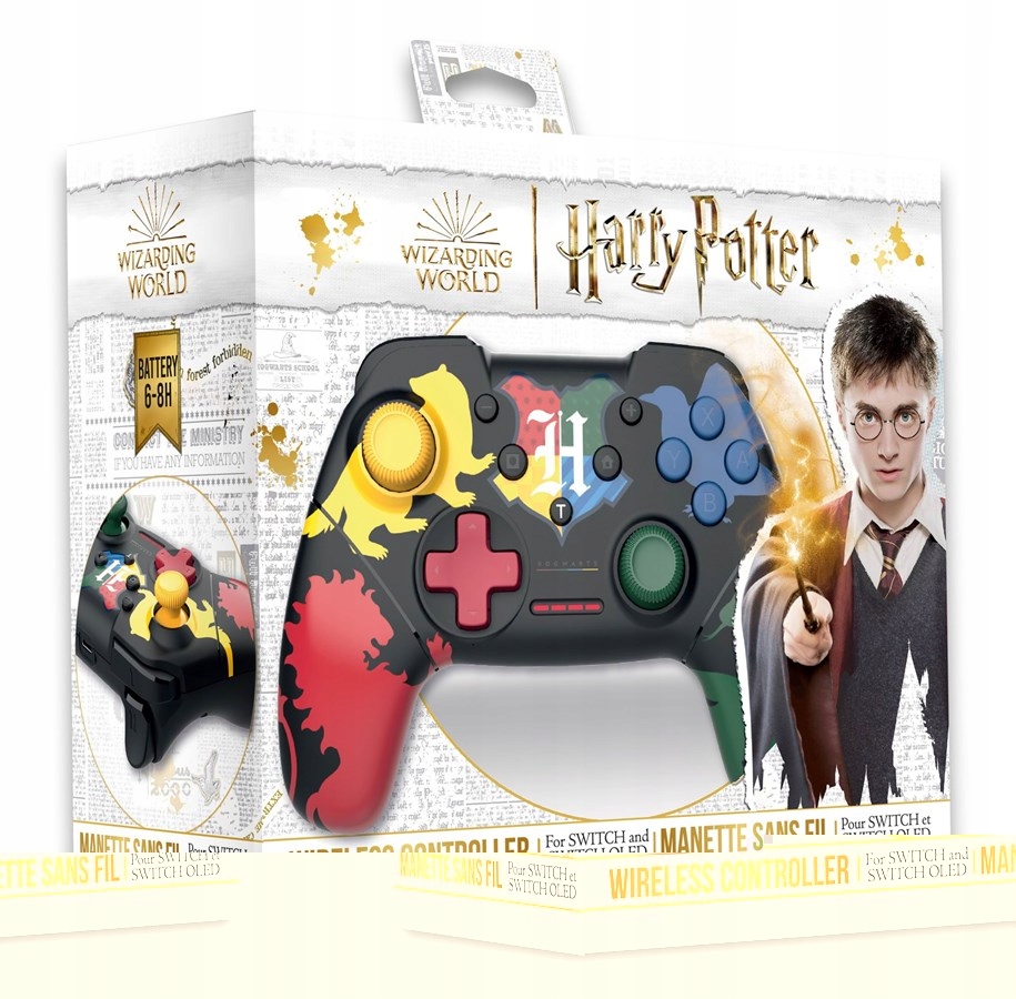 Harry Potter Wireless Controller Switch 4 Houses