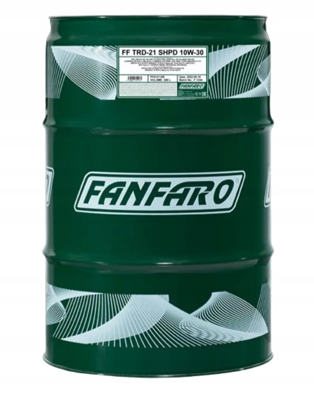 PŁYN OLEJ SILNIKOWY TRD-21 10W30 208L FANFARO VV 4.5 RENAULT VI MACK