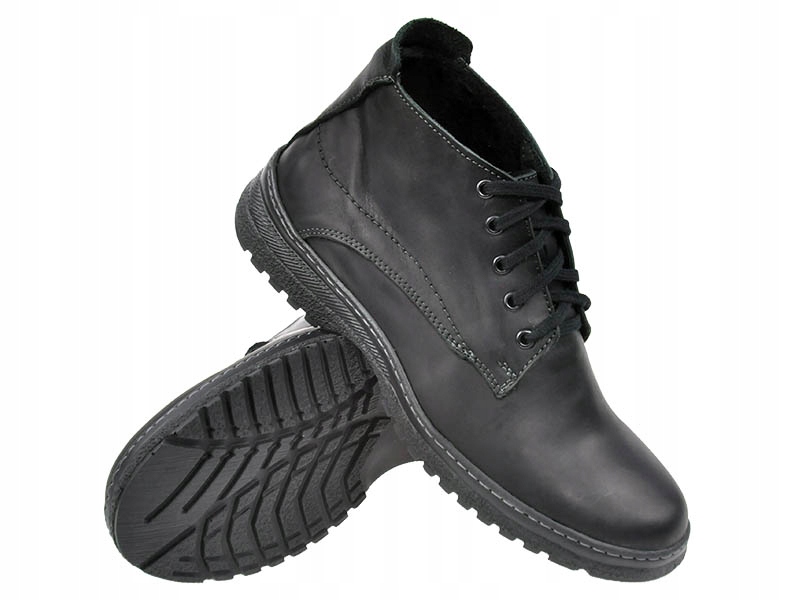 MĘSKIE POLSKIE TRZEWIKI SKÓRZANE 417CZ-44