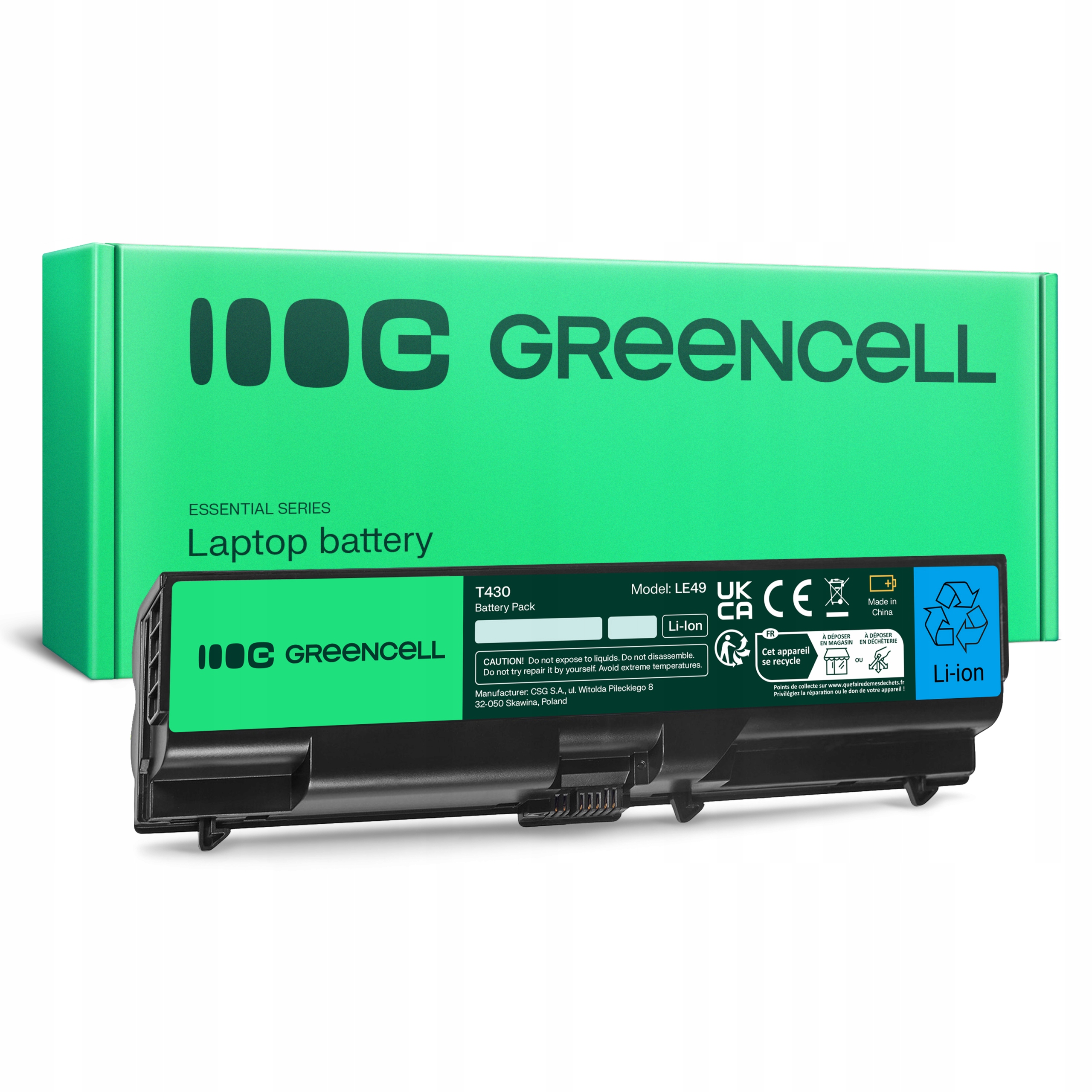 Bateria 70+ 45N1001 45N1011 do Lenovo ThinkPad T430 T530 L430 L530 W530