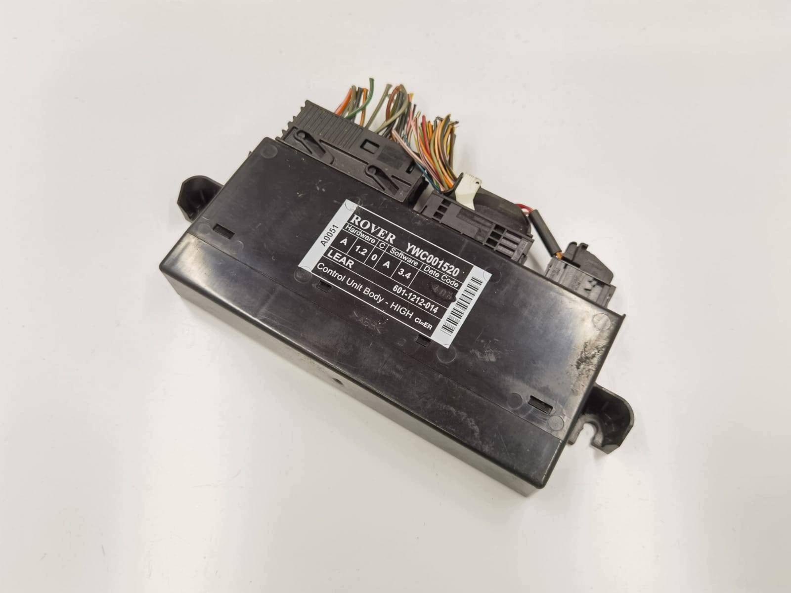 Unité commande confort MG ZT 2003 YMC001520