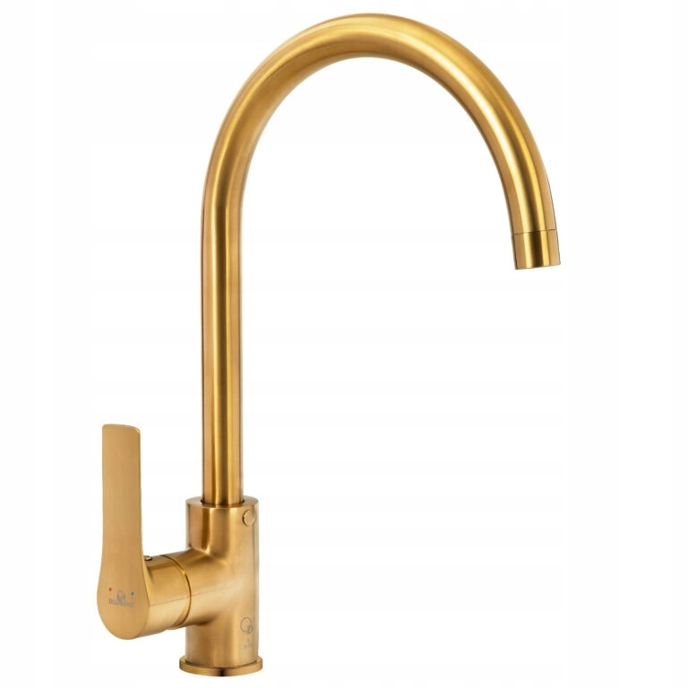 Kuchynská Drezová Batéria Kohútik Zlatý Borneo Zlato Diamond