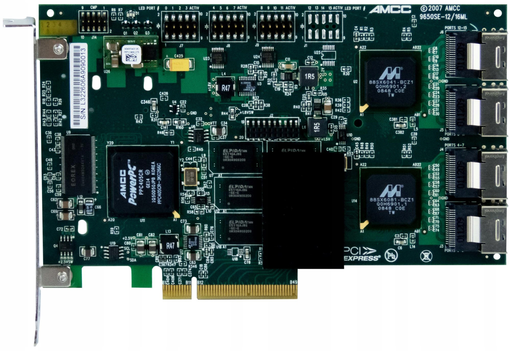 3WARE 9650SE-16ML Raid Sata 3Gbps PCIe