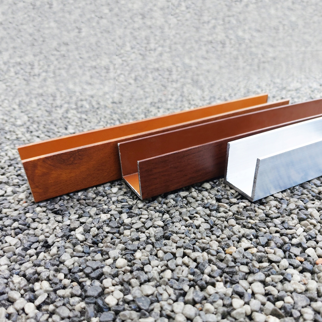 U profil hliníková 100x50x5 paleta Ral 150 cm