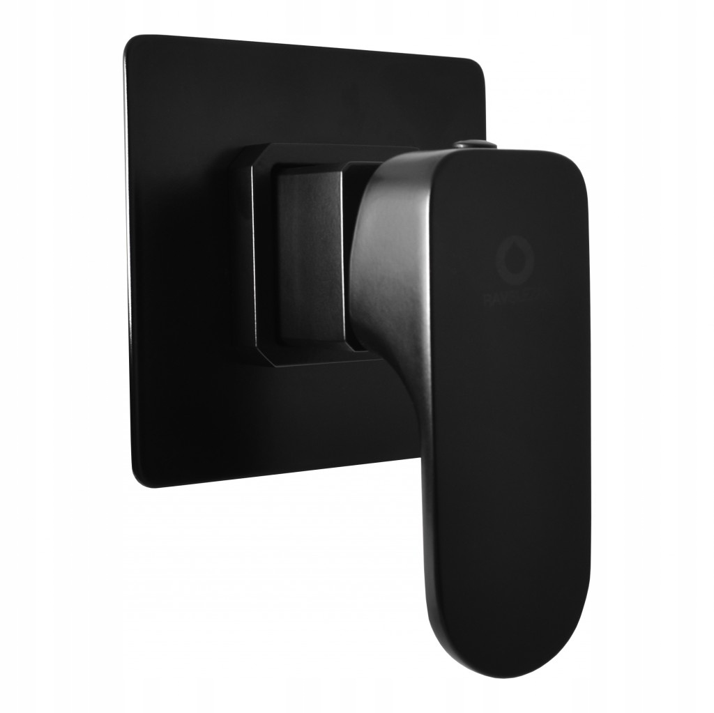 Rav Vodovodná batéria sprchová vstavaná Yukon čierna matná, Farba: Čierna