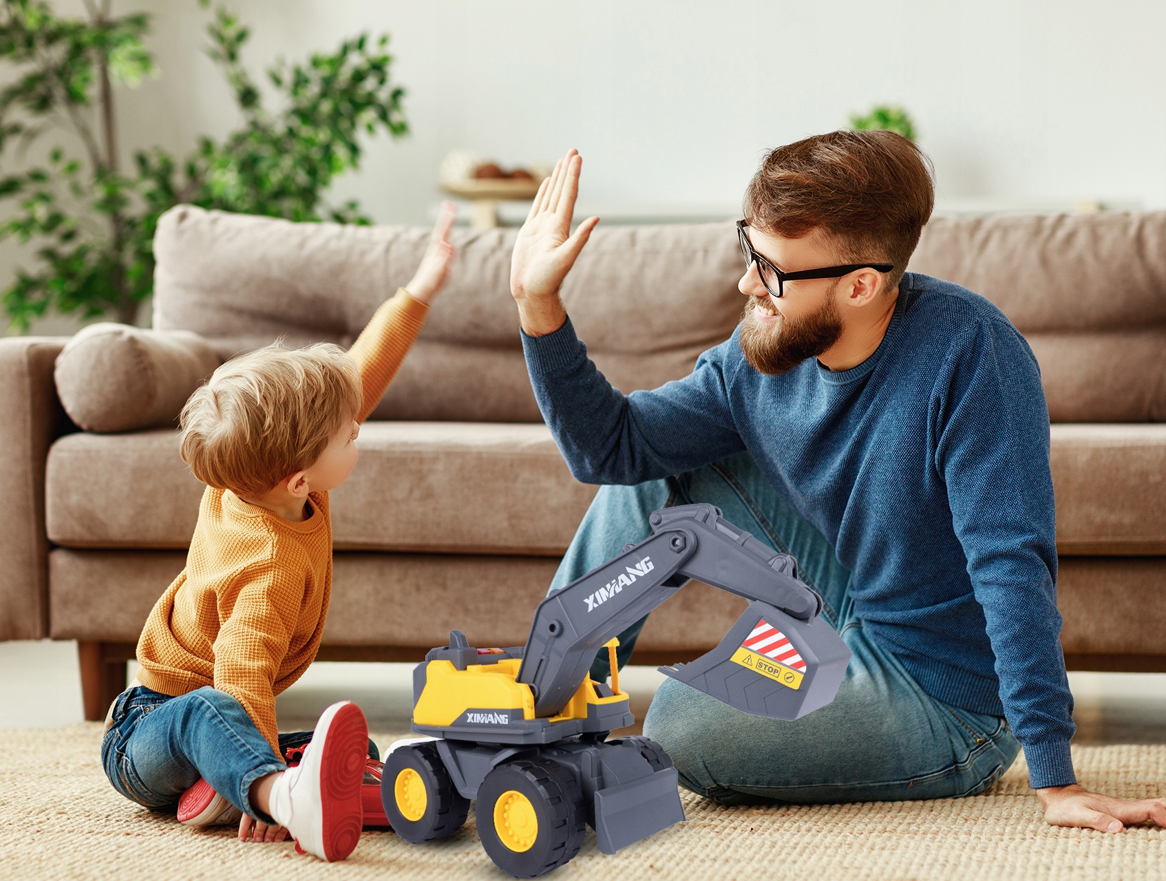 KOPARKA SPYCHACZ AUTO BUDOWLANE Z NAPĘDEM ŚWIATŁO DŹWIĘK DLA DZIECI Rodzaj pojazdu koparka