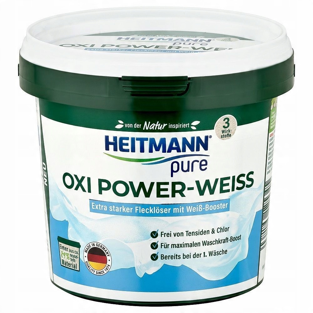 

Heitmann Odplamiacz Białego Oxi Power Weiss 0,5kg