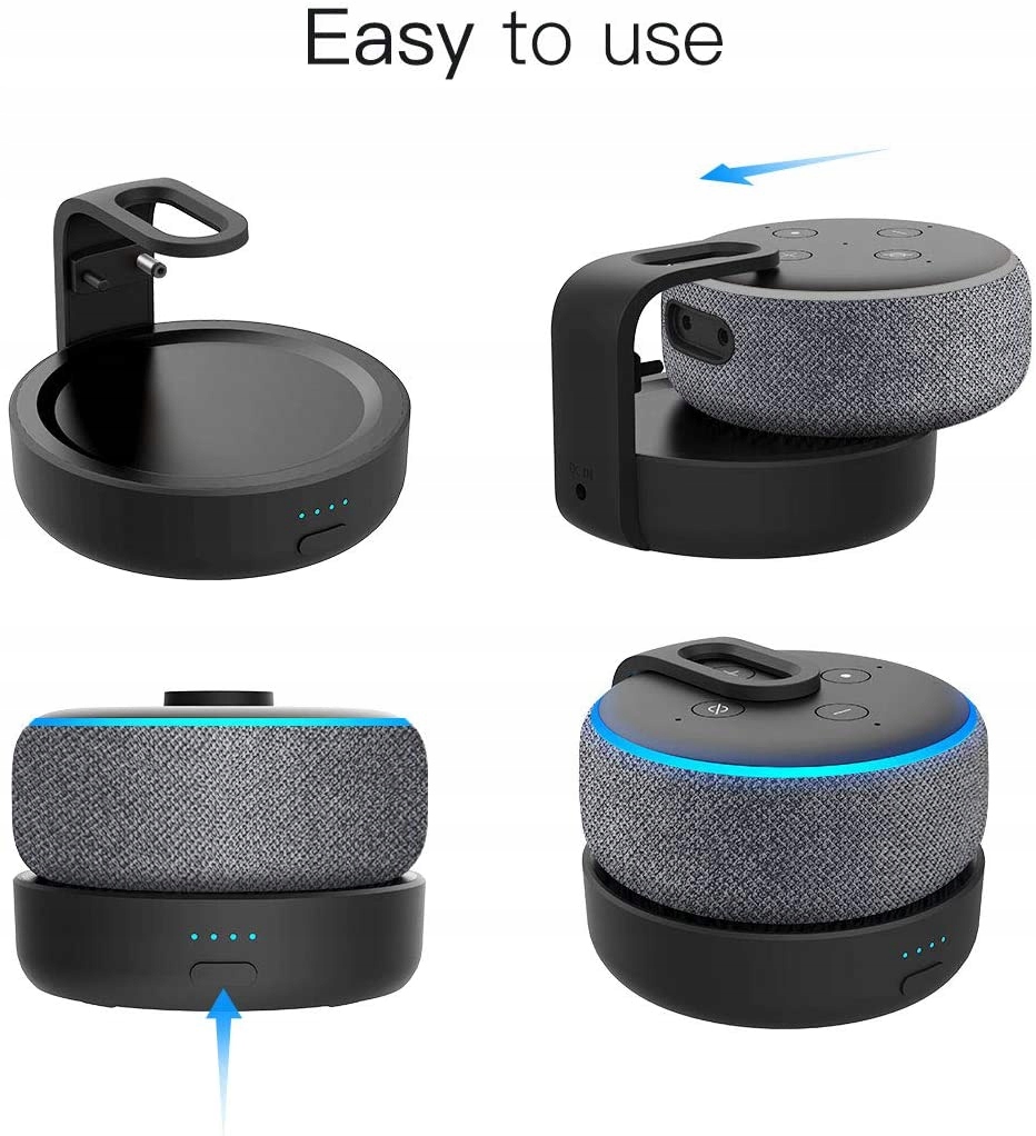 Stacja ładująca GGMM D3+ do Amazon Echo Dot 3 Gen Kod producenta D3+