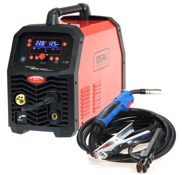 Spawarka Migomat Inwertorowy Ideal Tecno Mig 221 Synergic Mig-mag Flux Mma