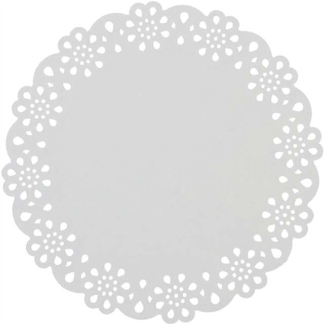 

Serwetka dekoracyjna Ażurowa okrągła 27 cm 100 szt