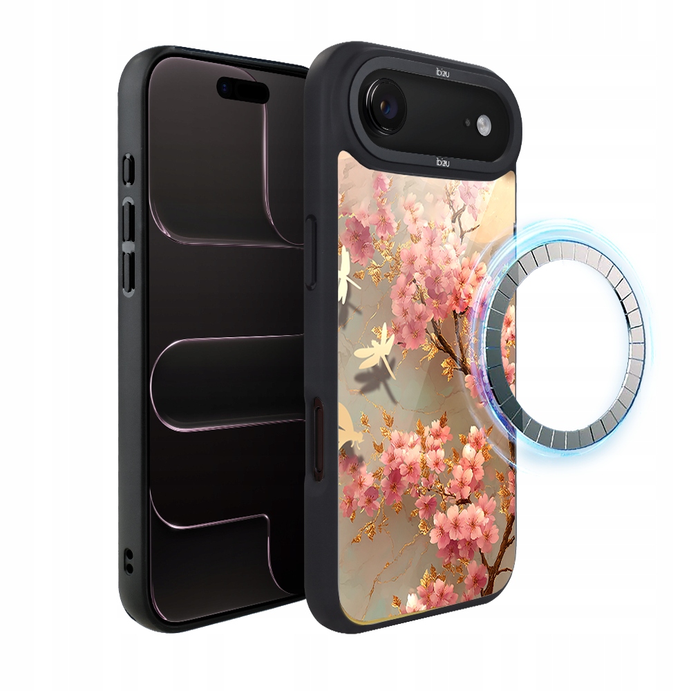 Pouzdro pro iPhone Air Ibizu DropGuard Matt s MagSafe, Tanec sakury