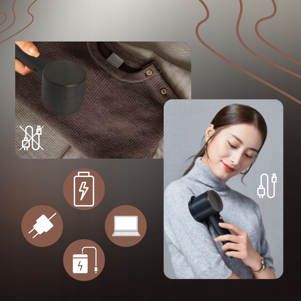 GOLARKA AKUMULATOROWA DO UBRAŃ TAPICERKI MOCNA I DUŻA Model AKUMULATOROWA BEZPRZEWODOWA