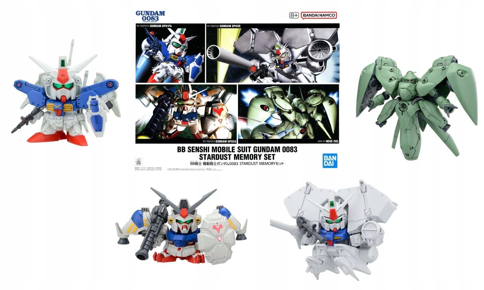 Gundam Bb Senshi Mobile Suit Gundam Modelářský set
