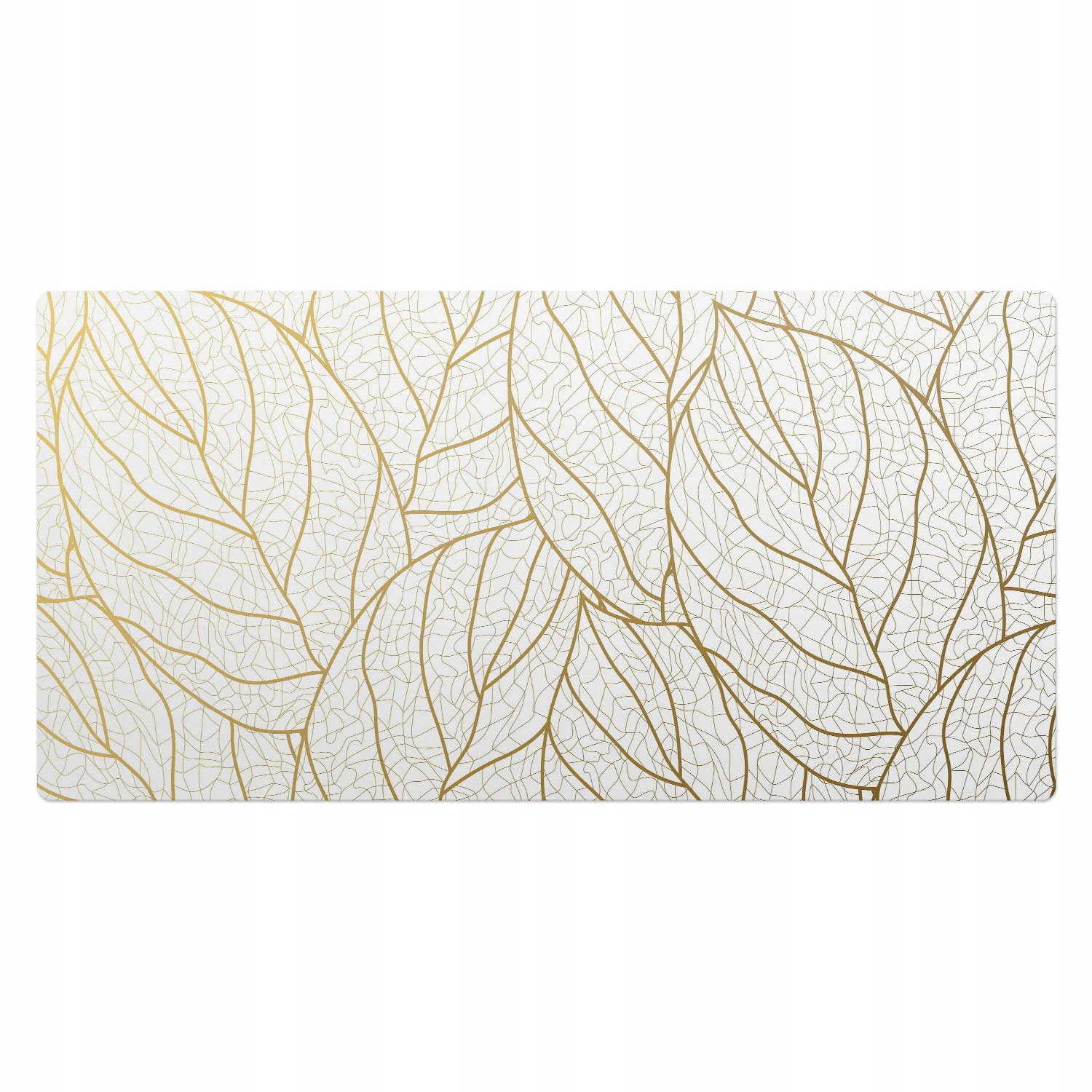 Vinylová ochranná podložka s moderním vzorem Jemný vzor listů 100 x 50 cm