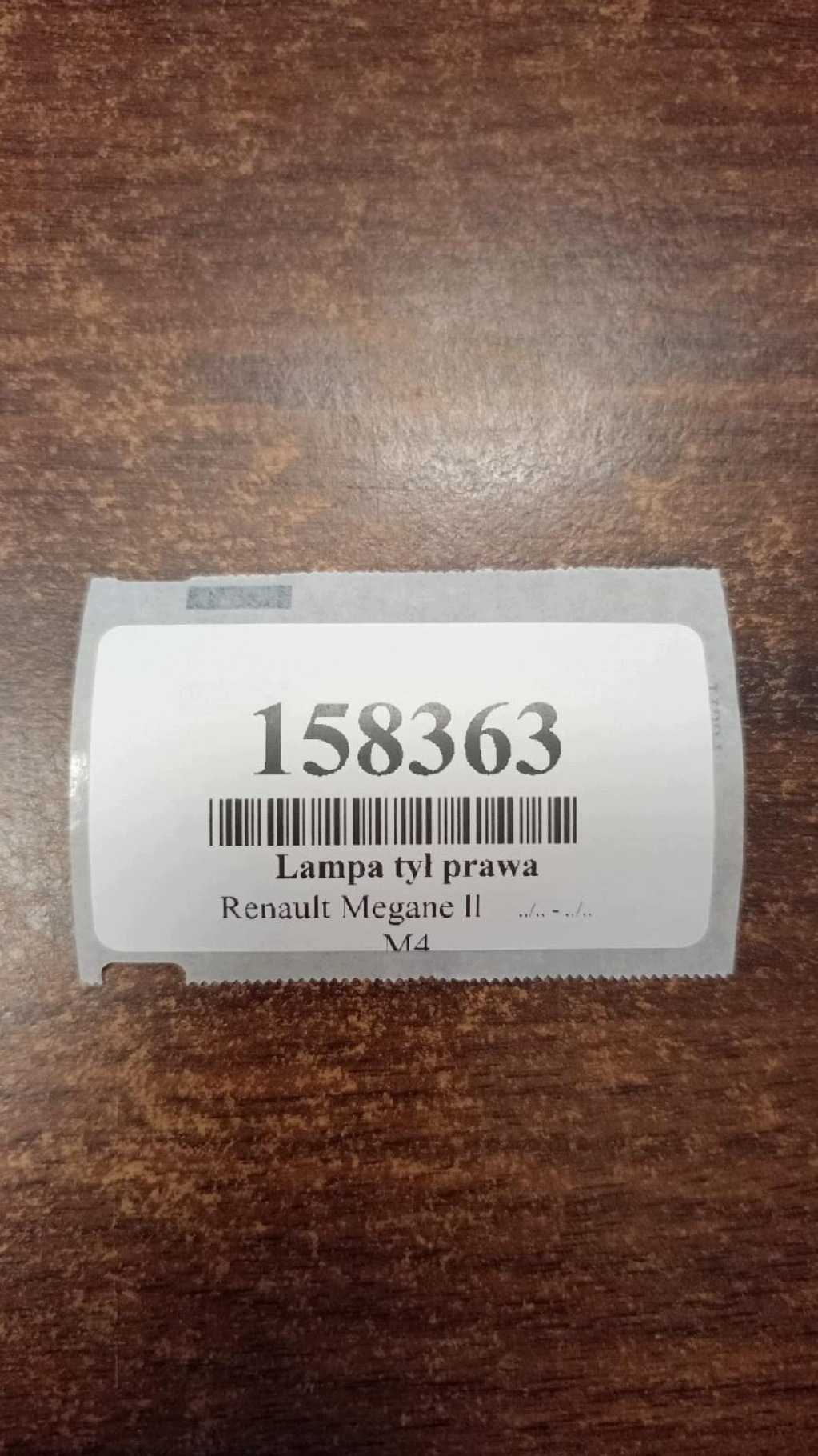 RENAULT MEGANE II KOMBI light right rear part 8200142683