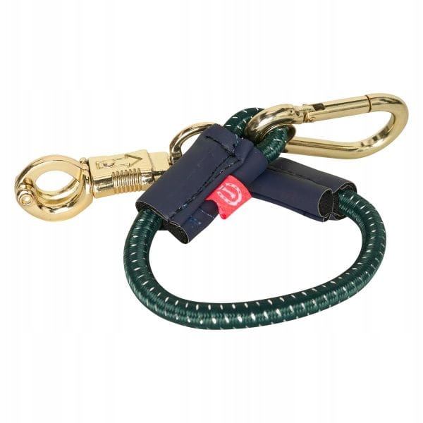 Uwiąz transportowy dla konia Imperial Riding Elastic 40 cm krótki zielony