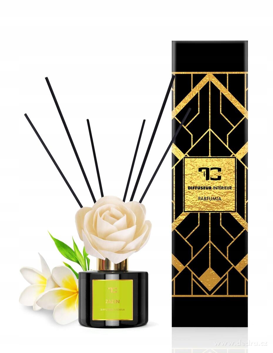Levně Dedra 200 ml difuzér Flow tyčinky, Zazen, Parfumia