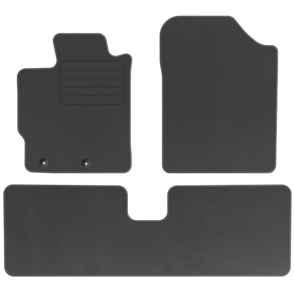 Toyota Yaris 3 11-19 velurové koberce Comfort Grafit