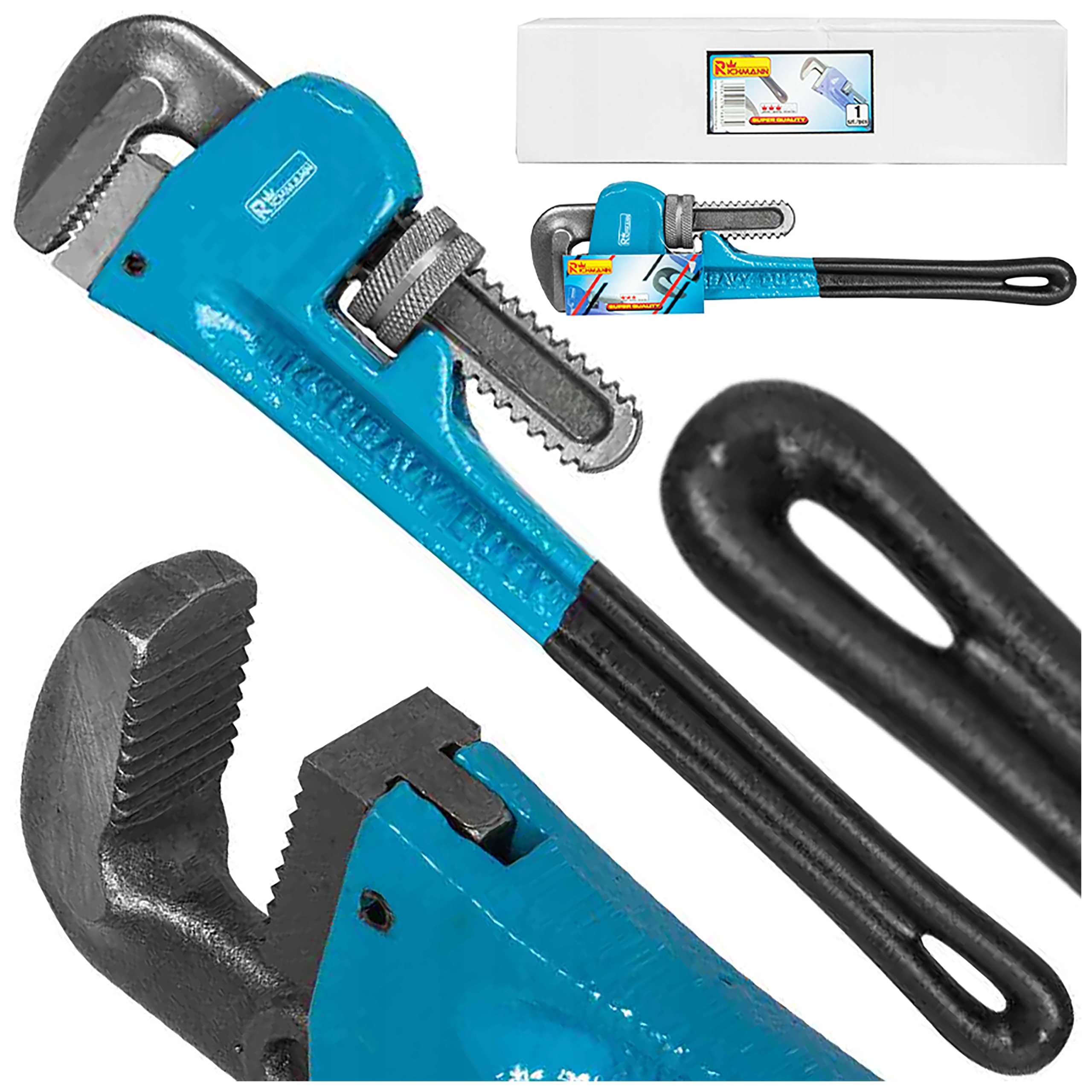 Klucz Do Rur Nastawny Hydrauliczny Regulowany Cęgi Typ Stillson 250 MM 10"