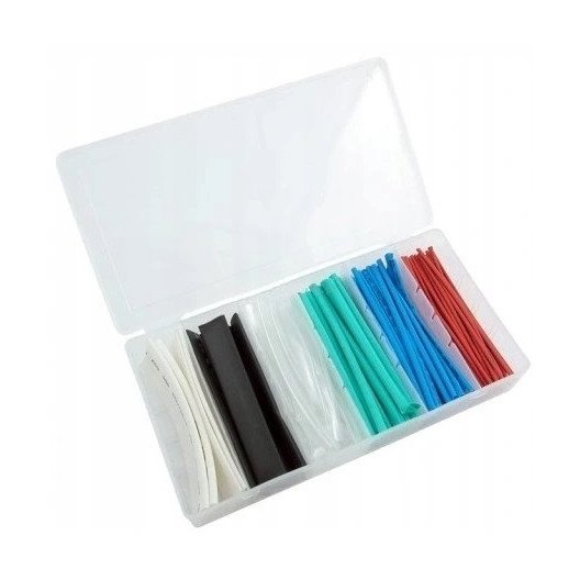 Rurki Termokurczliwe zestaw rurek 100szt 10cm Rur Koszulek Termokurczliwych