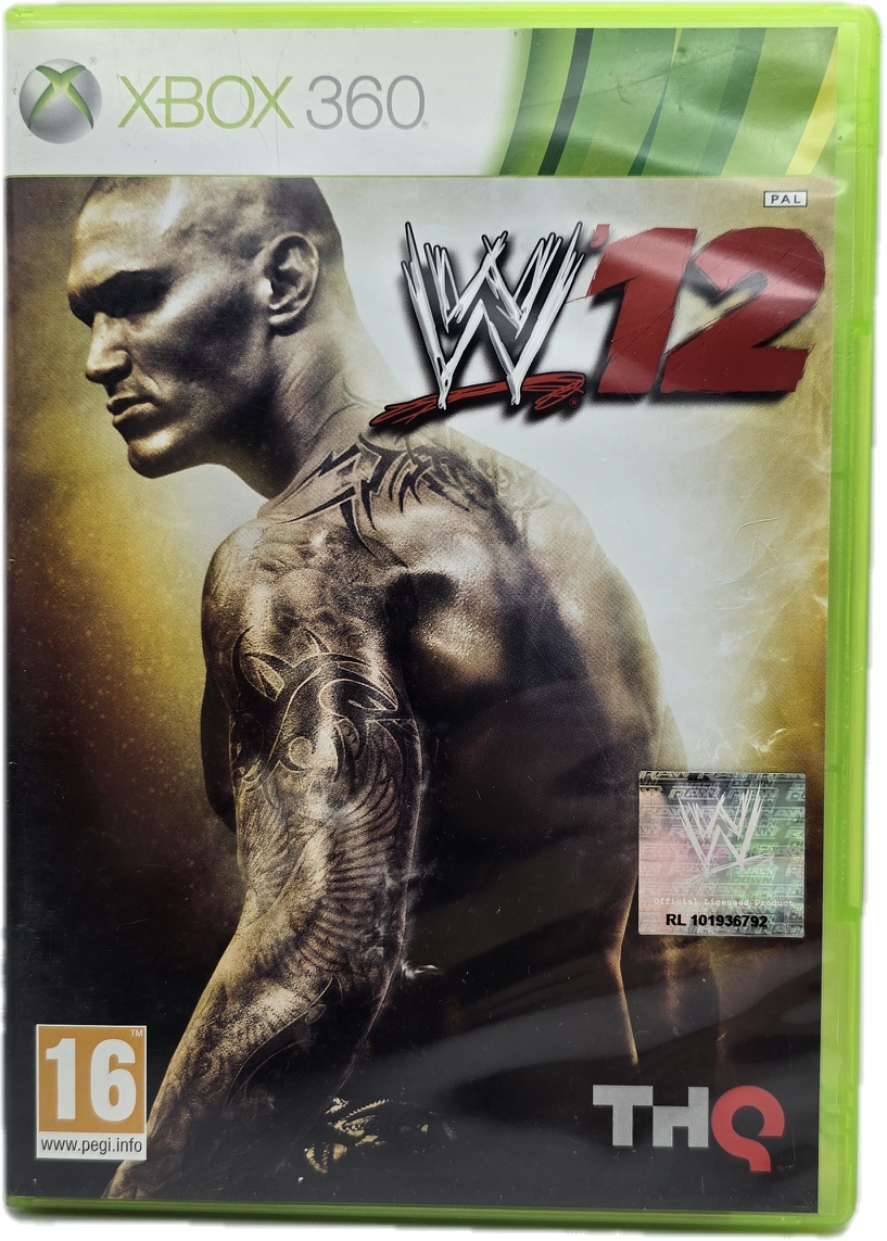 Gra WWE 12 Xbox 360