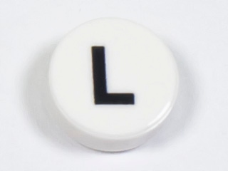 

Lego 98138pb222 alfabet literki litera L 1 szt N