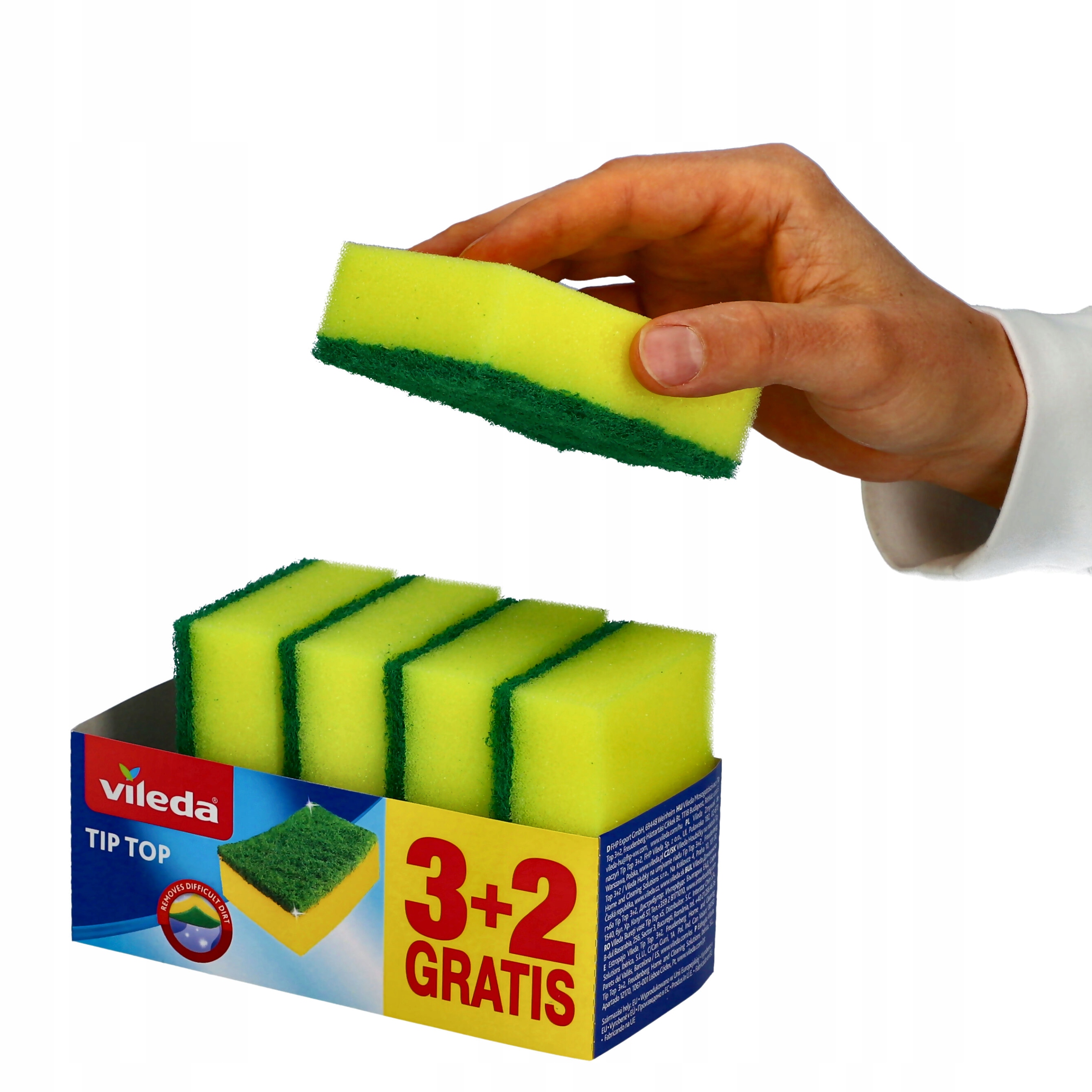 

Gąbki do mycia naczyń zmywak kuchenny Vileda 5 szt