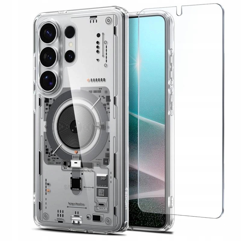 Pouzdro Spigen pro Galaxy S26 Ultra, Ultra Hybrid MagSafe Kryt Sklo 9H