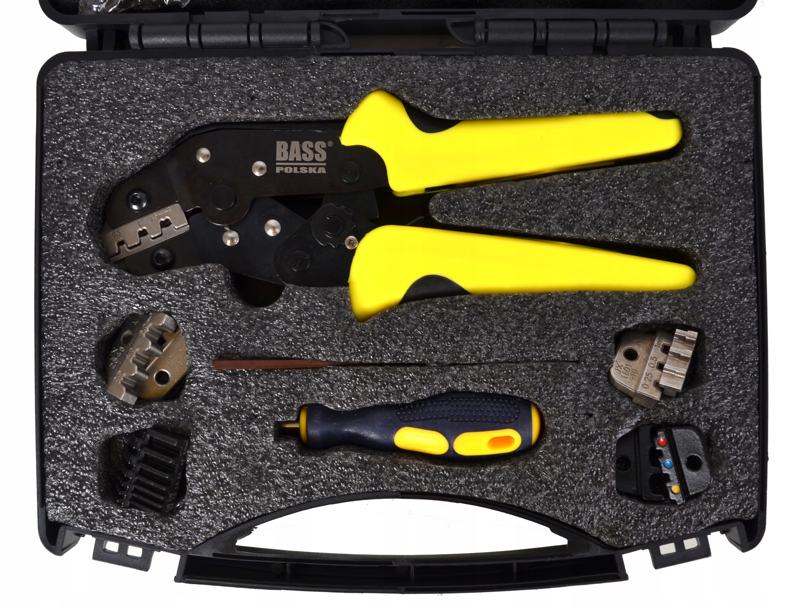 ZACISKARKA SZCZYPCE DO KONEKTORÓW + 5 MATRYC Kod producenta bp6359