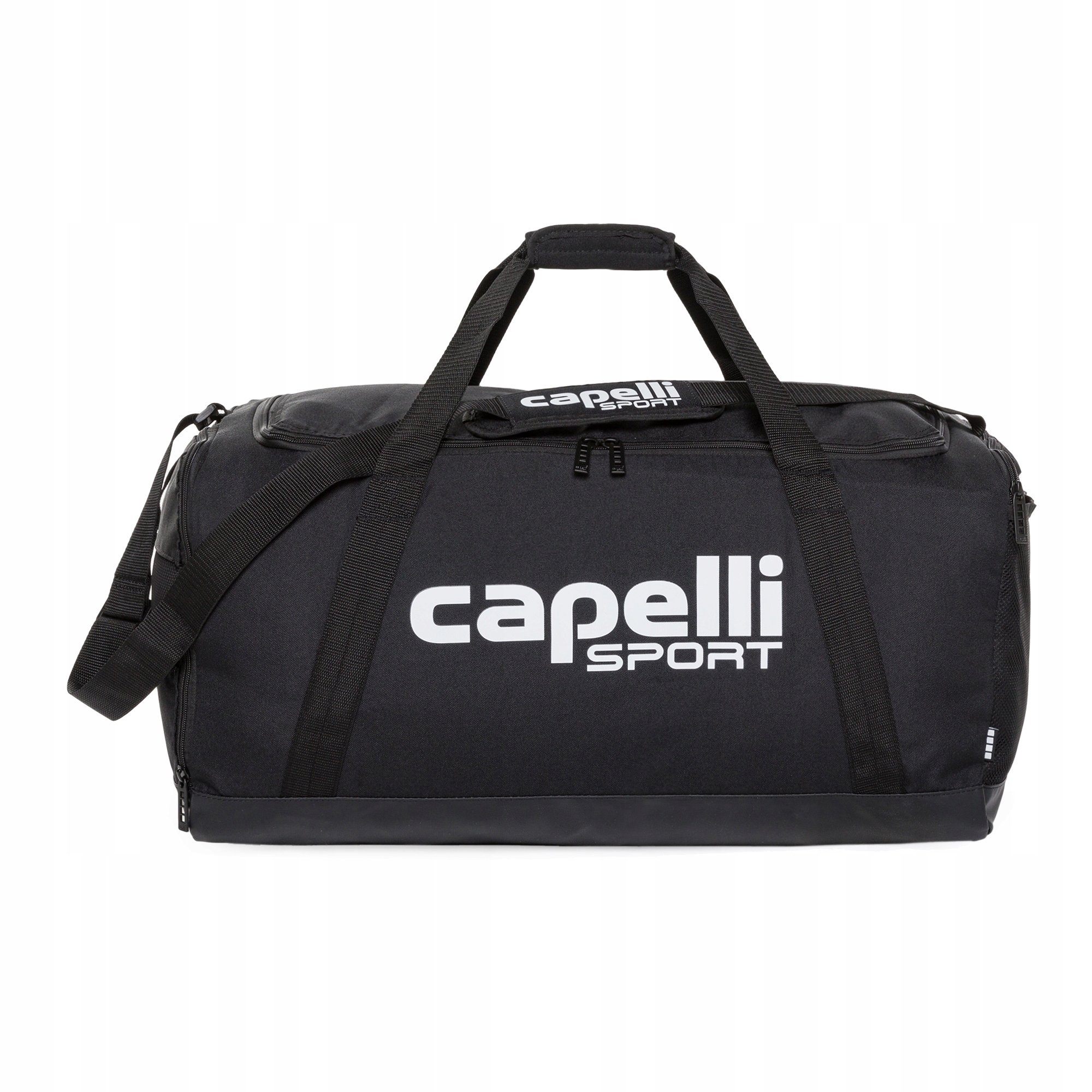 Torba piłkarska męska Capelli Club I Duffle L black/white L