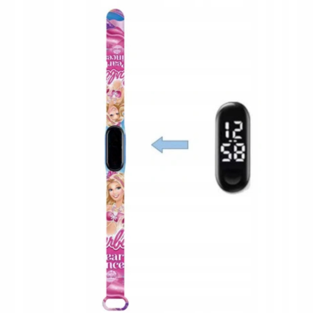 Zegarek cyfrowy LED Barbie