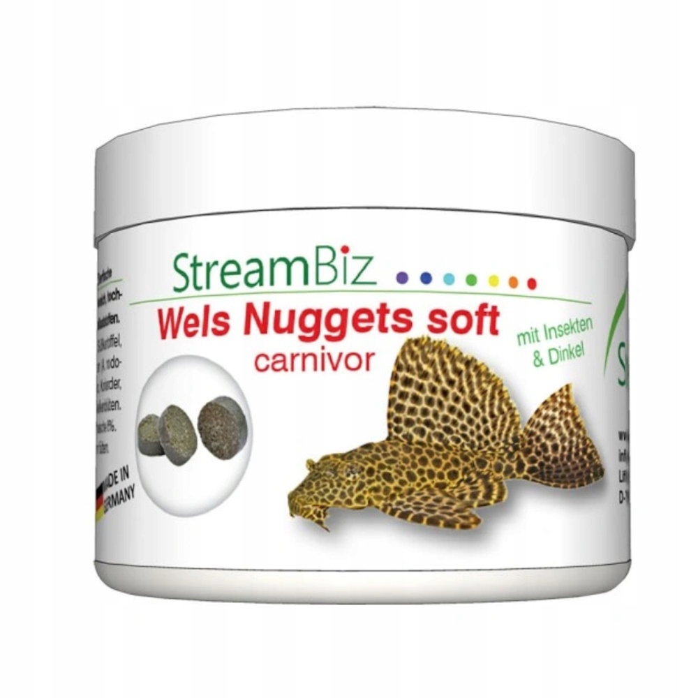 Krmivo Pro Masožravé Sumce Nugetsy Pro Zbrojníky Při Dně 250 G