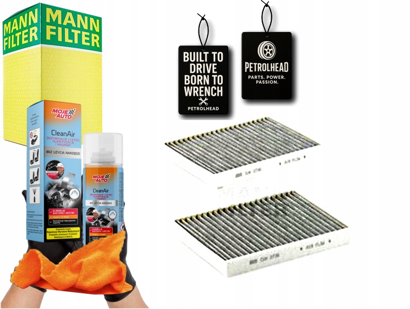 Kabinový Filtr Bmw E39 96- Sada 2 S Aktivním Uhlím M #Petrolhead Pro+ Kit9