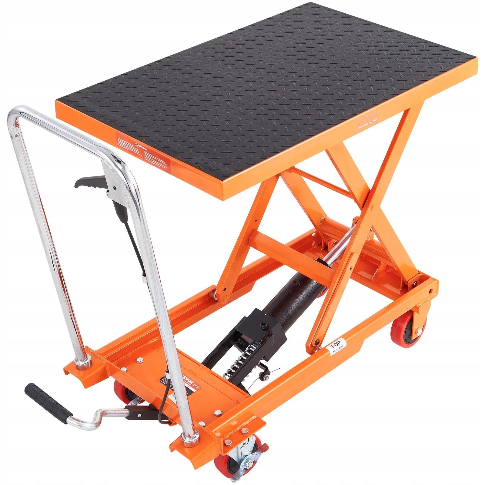 Hydraulický zdvíhací stôl s nožnicami 227 kg 72 cm na kolieskach, sklad