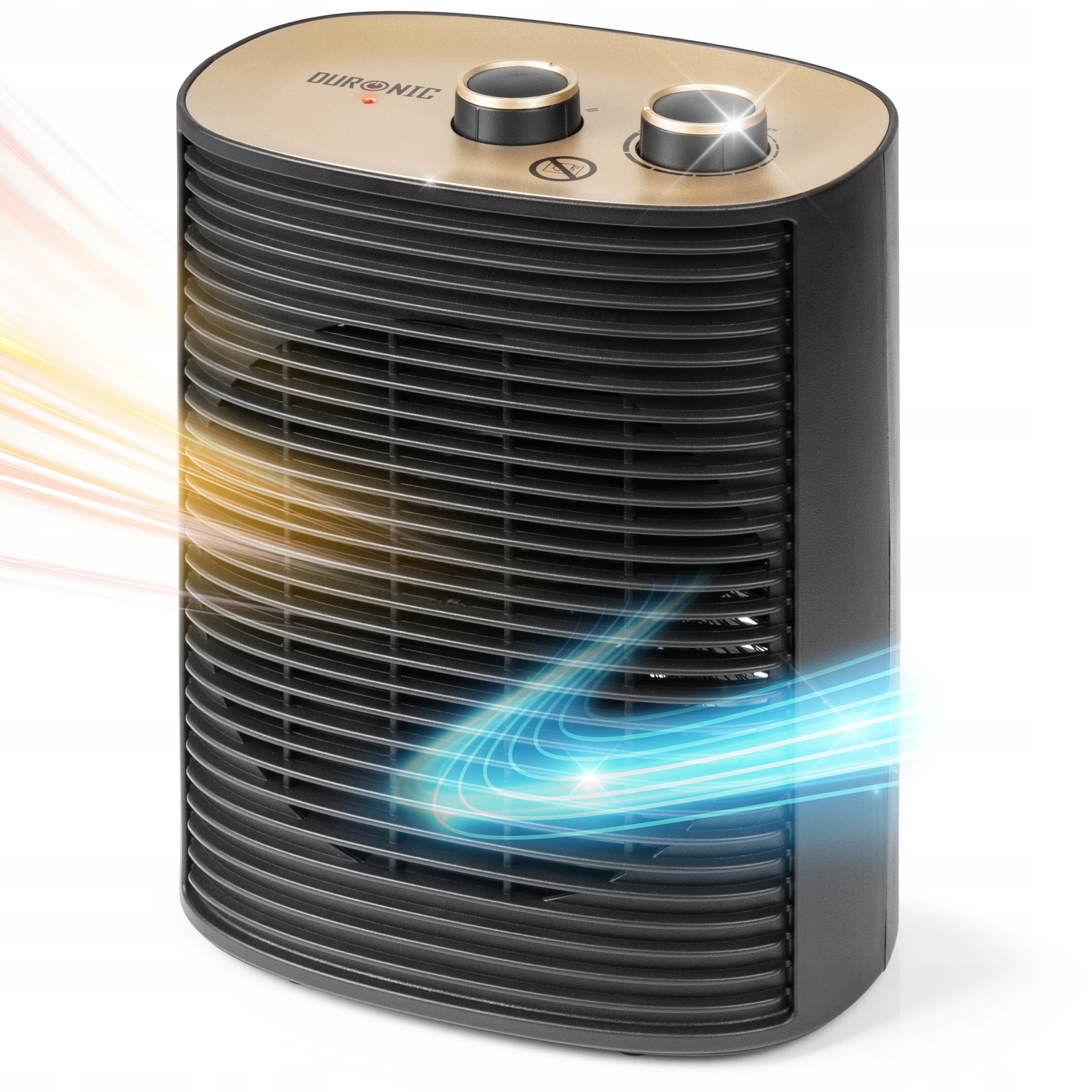 Termoventilátor Mini Radiátor Farelka Duronic HV32 2000W Eco Turbo Černý
