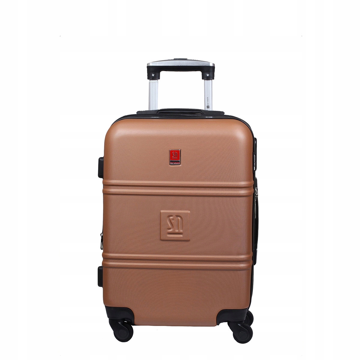 Kabinový kufr Rozšířený +5 cm Słoń Torbalski malý, lehký, silný, Abs, 55 cm