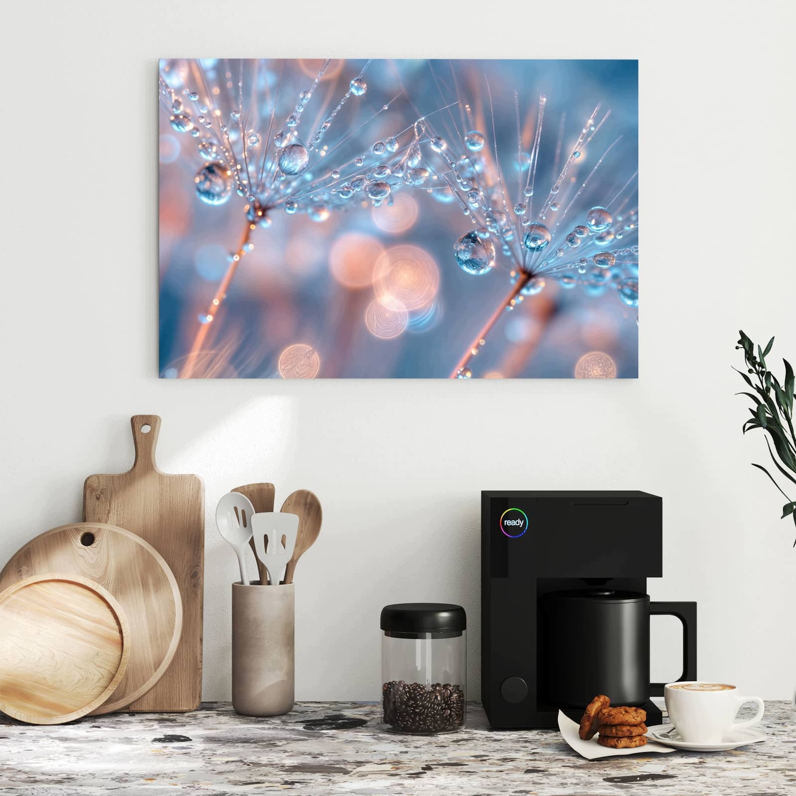 Magnetická tabule Kapky vody Umění 60 × 40 cm