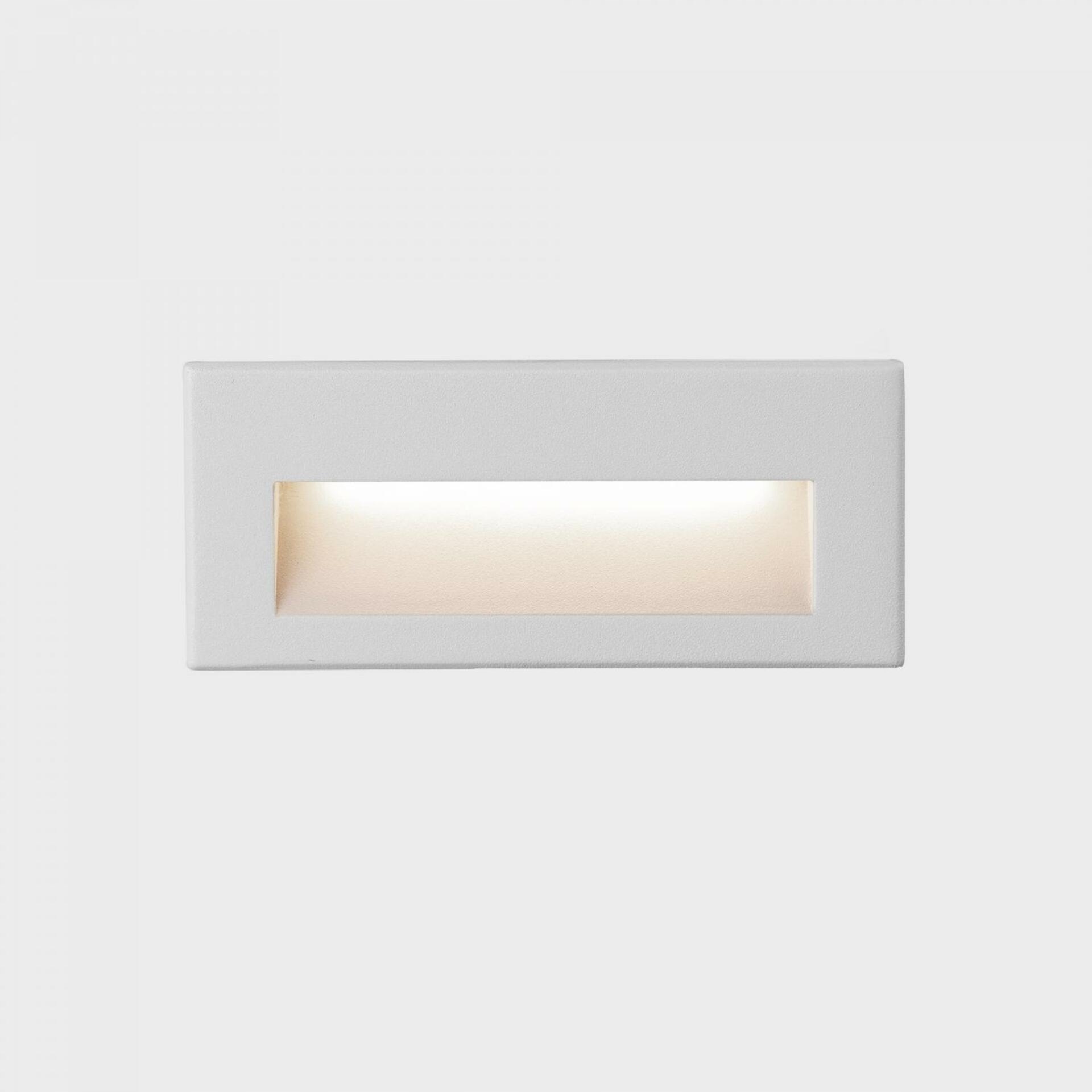 Kohl Lighting KOHL-Lighting Mailbox zapustené svietidlo do steny 137x82 mm šedý