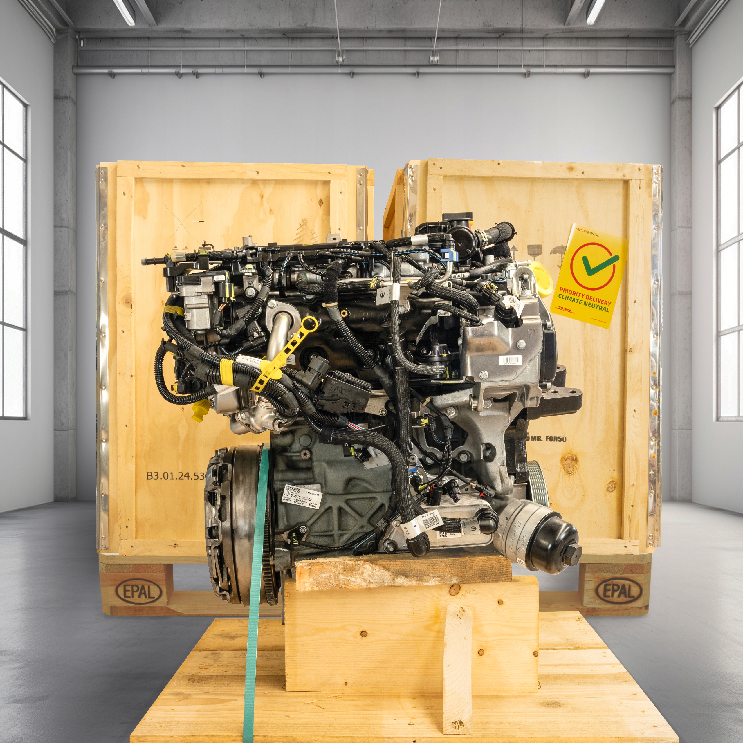 FABRYCZNIE NOWY SILNIK FIAT DUCATO 2.2 EURO 6 KOMPLETNY 2021< Engine Typ silnika Diesel