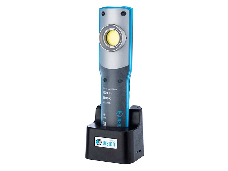 Led Cob dílenská lampa 1000 lm Uv 395 nm akumulátorová IP54 s magnetem