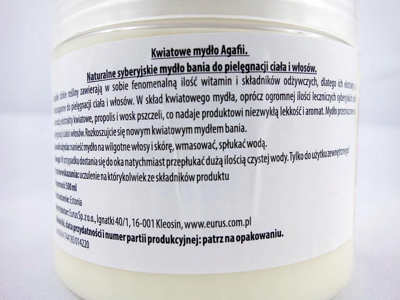 Agafia- Kwiatowe Mydło 500ml Marka Babuszka Agafia