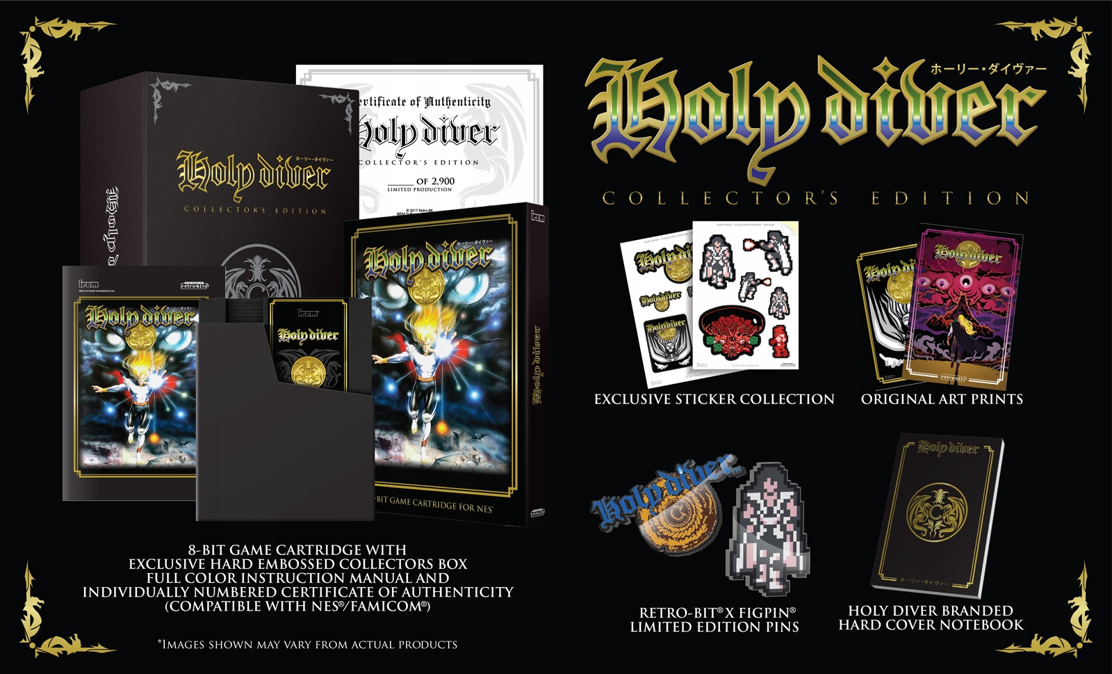 Holy Diver Holydiver Nintendo NES pudełkowa