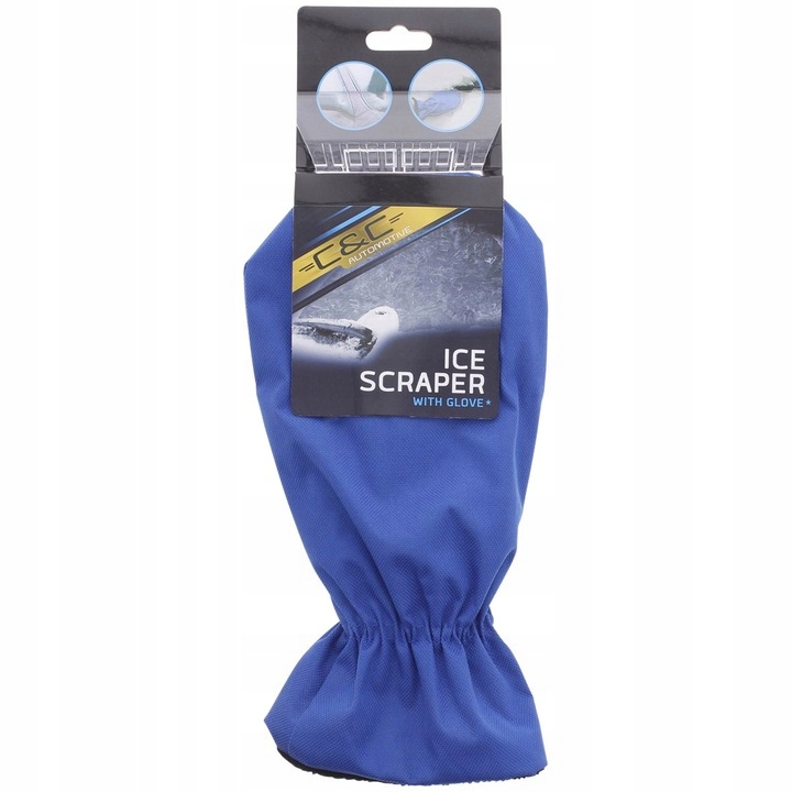 SKROBACZKA z RĘKAWICA do LODU SZYB SKROBAK