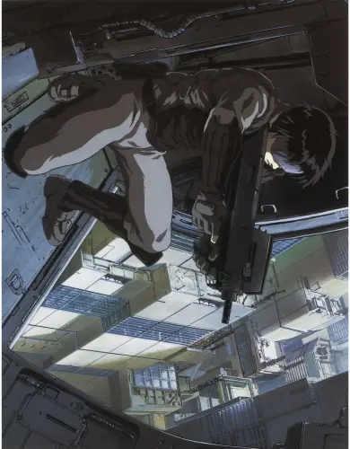 GITS_009 Plakat Custom A2 Ghost in the Shell Anime Manga