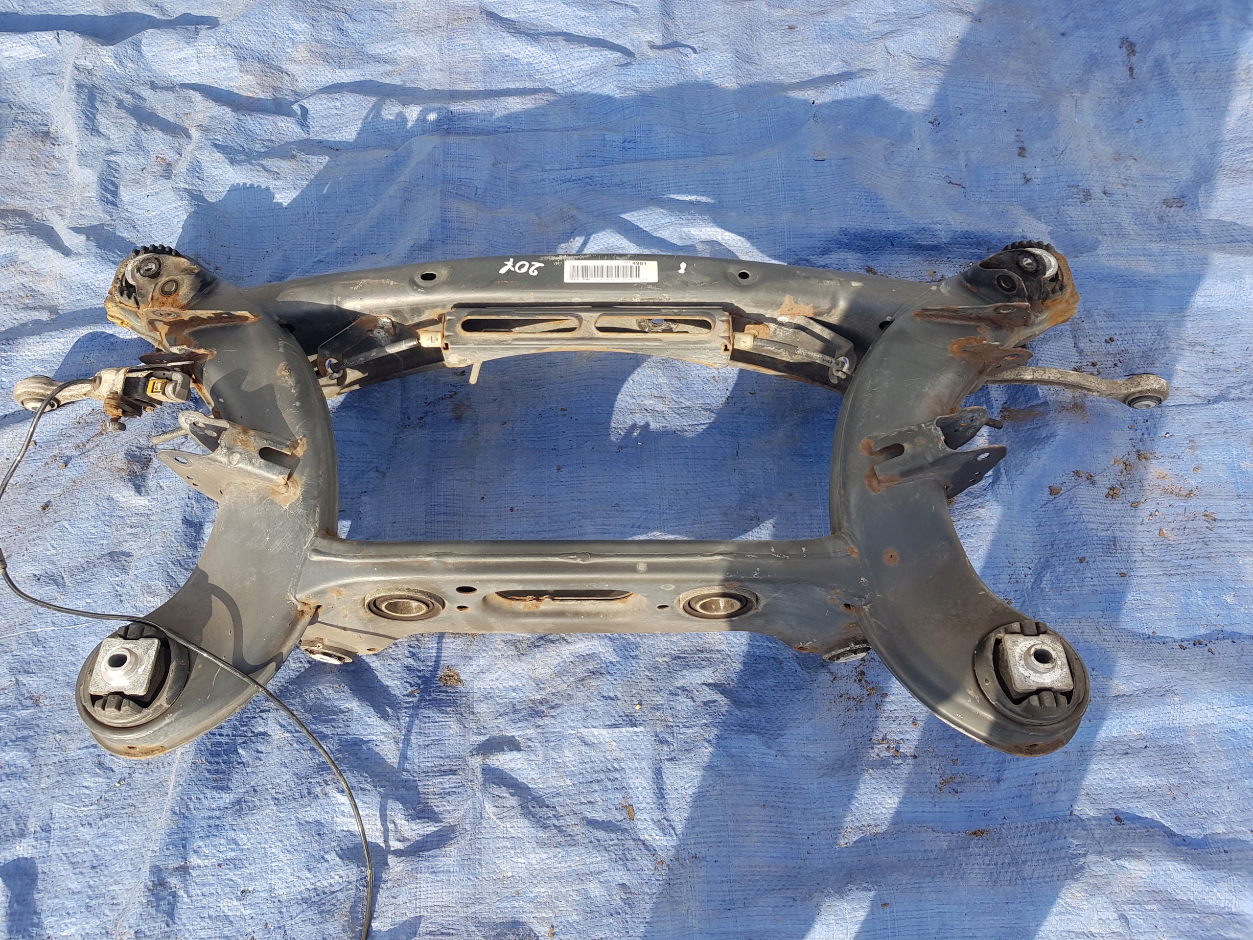 axle beam rear part MERCEDES W207 C207 sider subframe axle beam