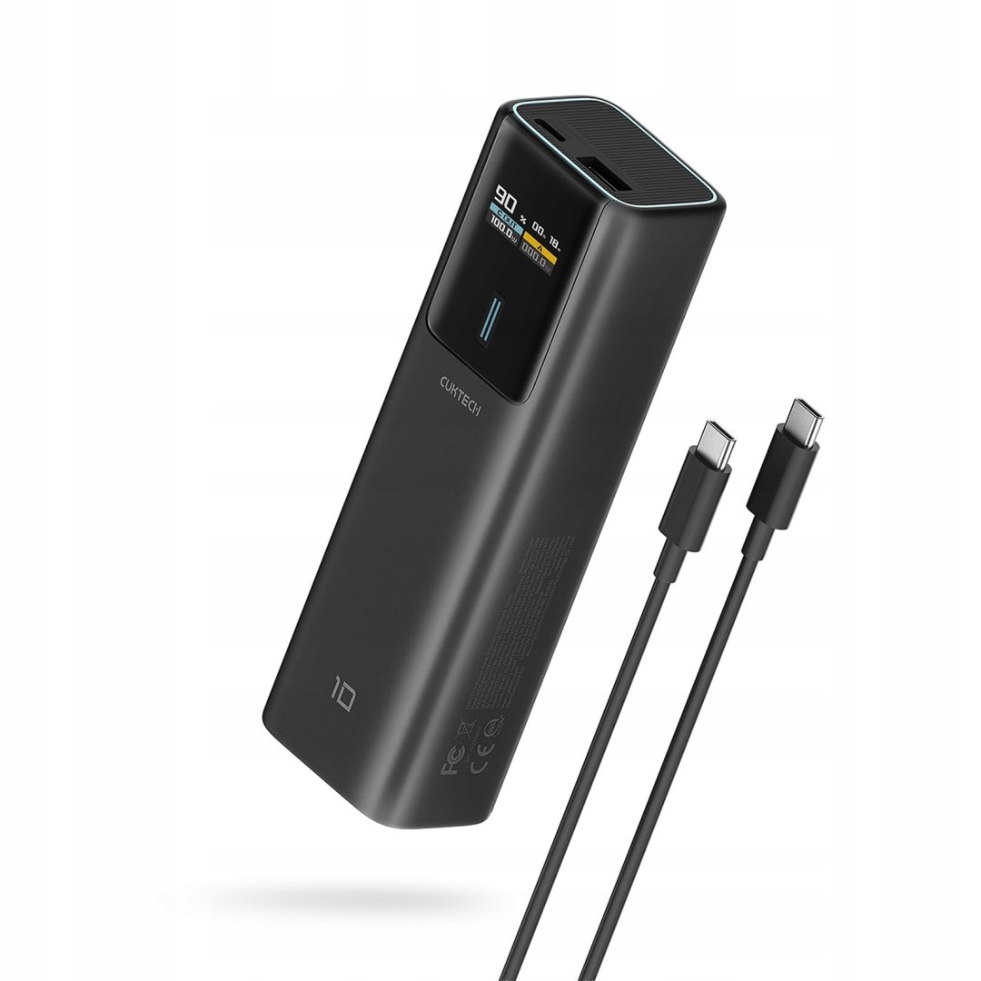 Powerbank 10000mAh Usb-c Usb-a 150W czarny