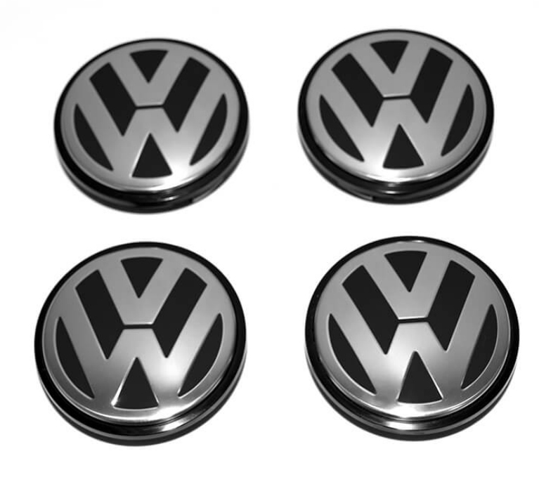 

Volkswagen Vw Dekle Dekielki 65mm Czarne Kpl Alu
