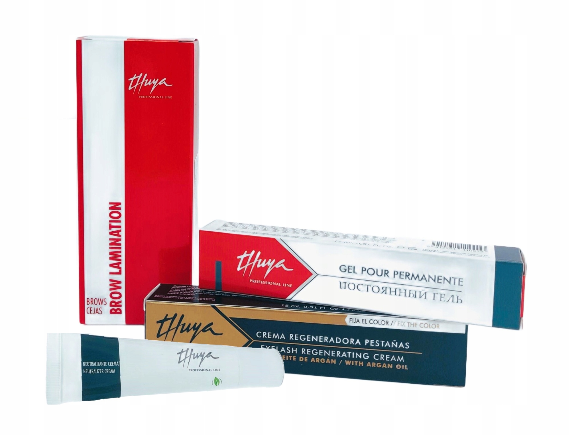 Brow Lamination zestaw do laminacji brwi neutralizator krem permanent