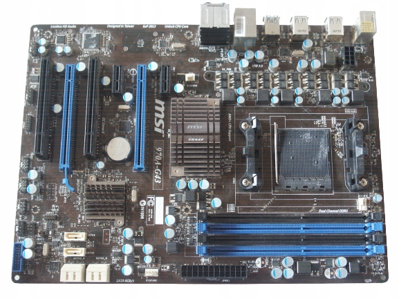 Płyta Główna MSI MS-7693 970A-G43 AM3+ DDR3 AMD FX • Opinie - Allegro