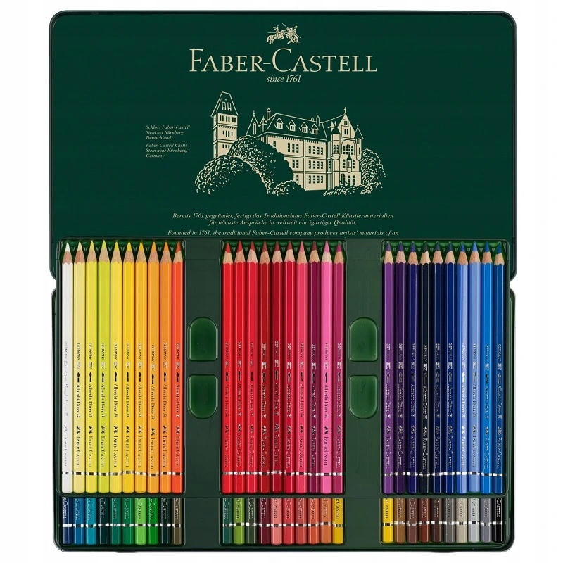 Faber-castell akvarelové pastelky Albrecht Durer, 60ks v kovové krabičce